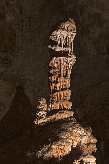small stalagmite