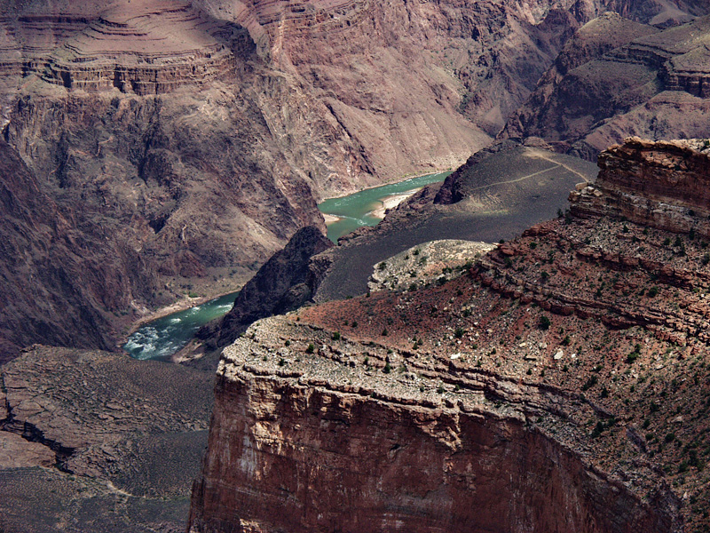 Grand Canyon, into the depths