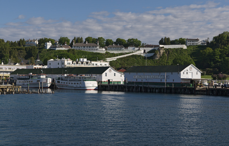 Fort Mackinac from Harbor